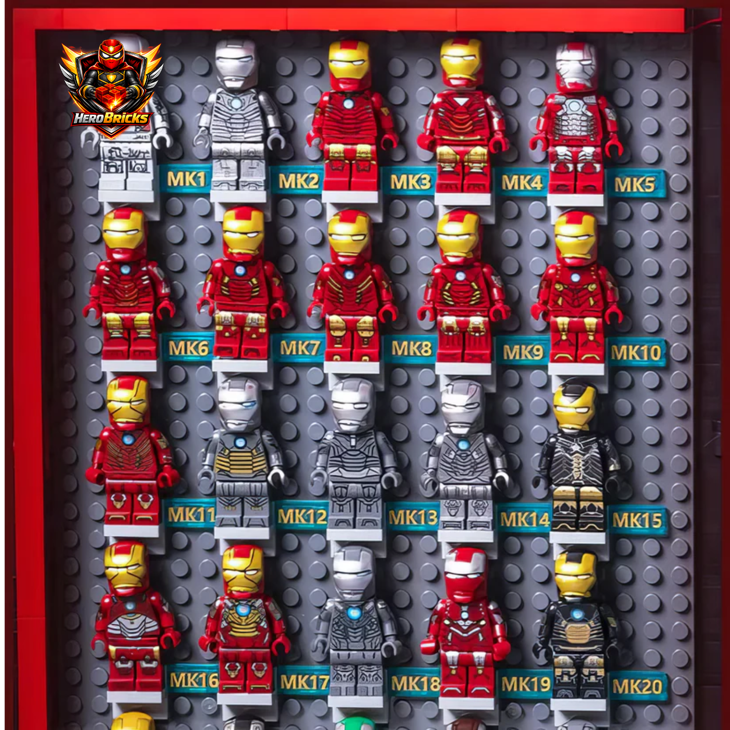 Hero Bricks™ – Iron Book (55 Figures Edition)